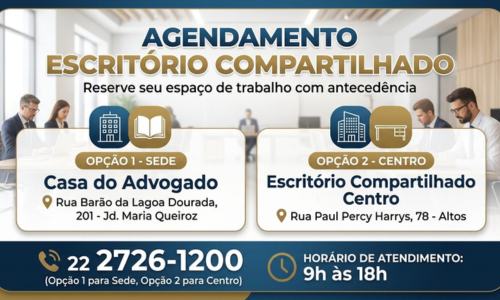AGENDAMENTO DE ESCRITÓRIOS COMPARTILHADOS