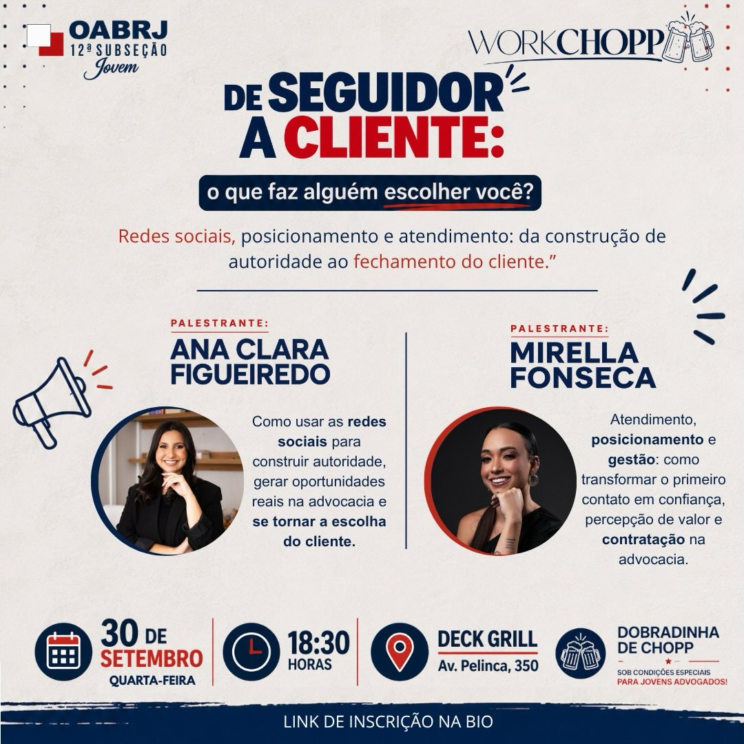 WORKCHOPP – DE SEGUIDOR A CLIENTE