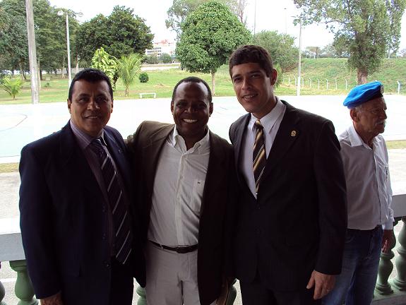 Drs. Fernando Tavares e Marcos Jaber e Tte. Cel. Pascouto