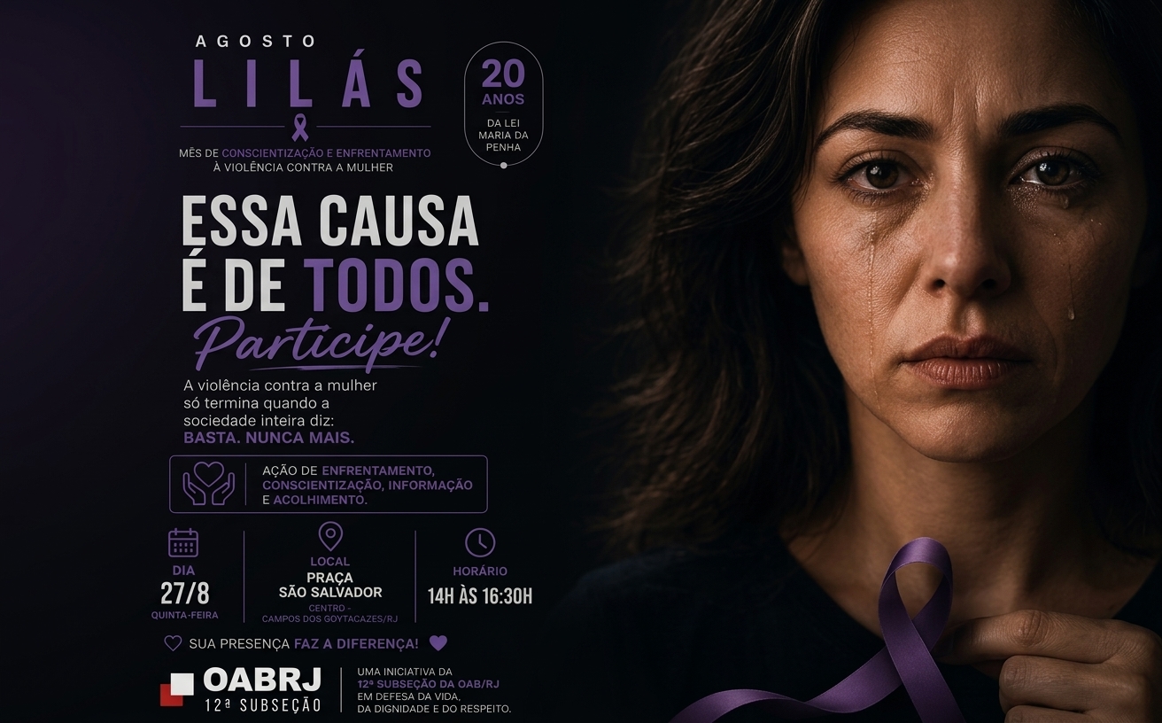 O enfrentamento à violência contra a mulher é uma causa de toda a sociedade