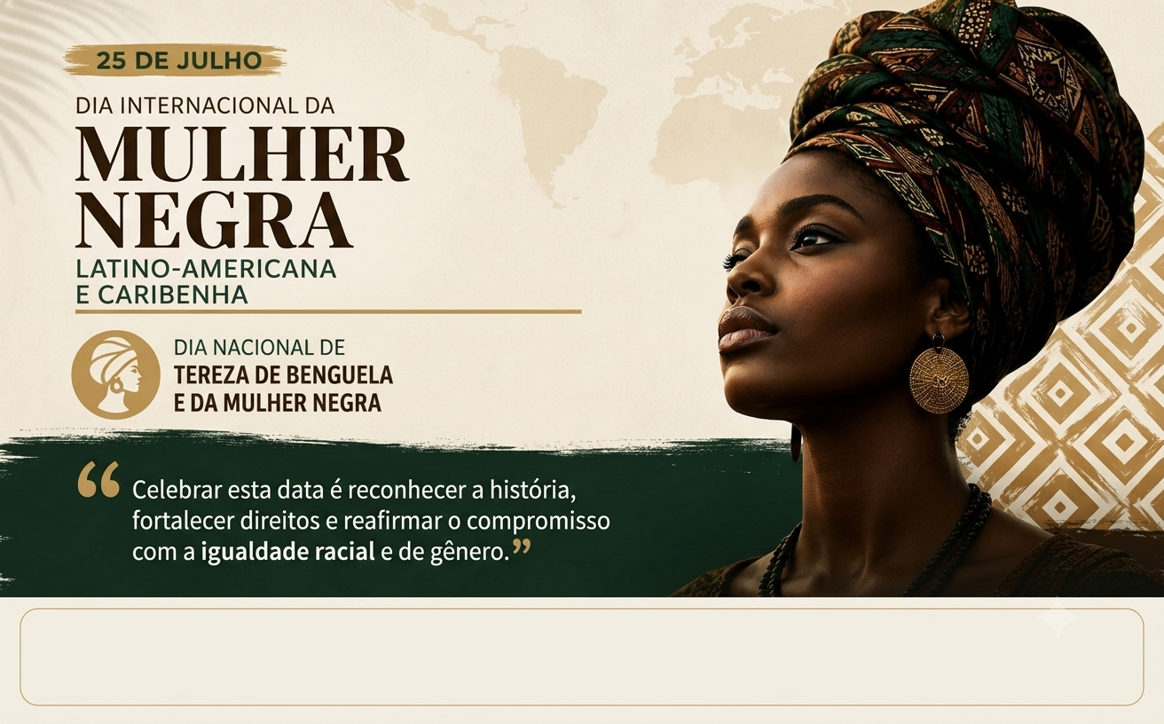 25 de julho: celebrar a mulher negra é reafirmar direitos e combater desigualdades
