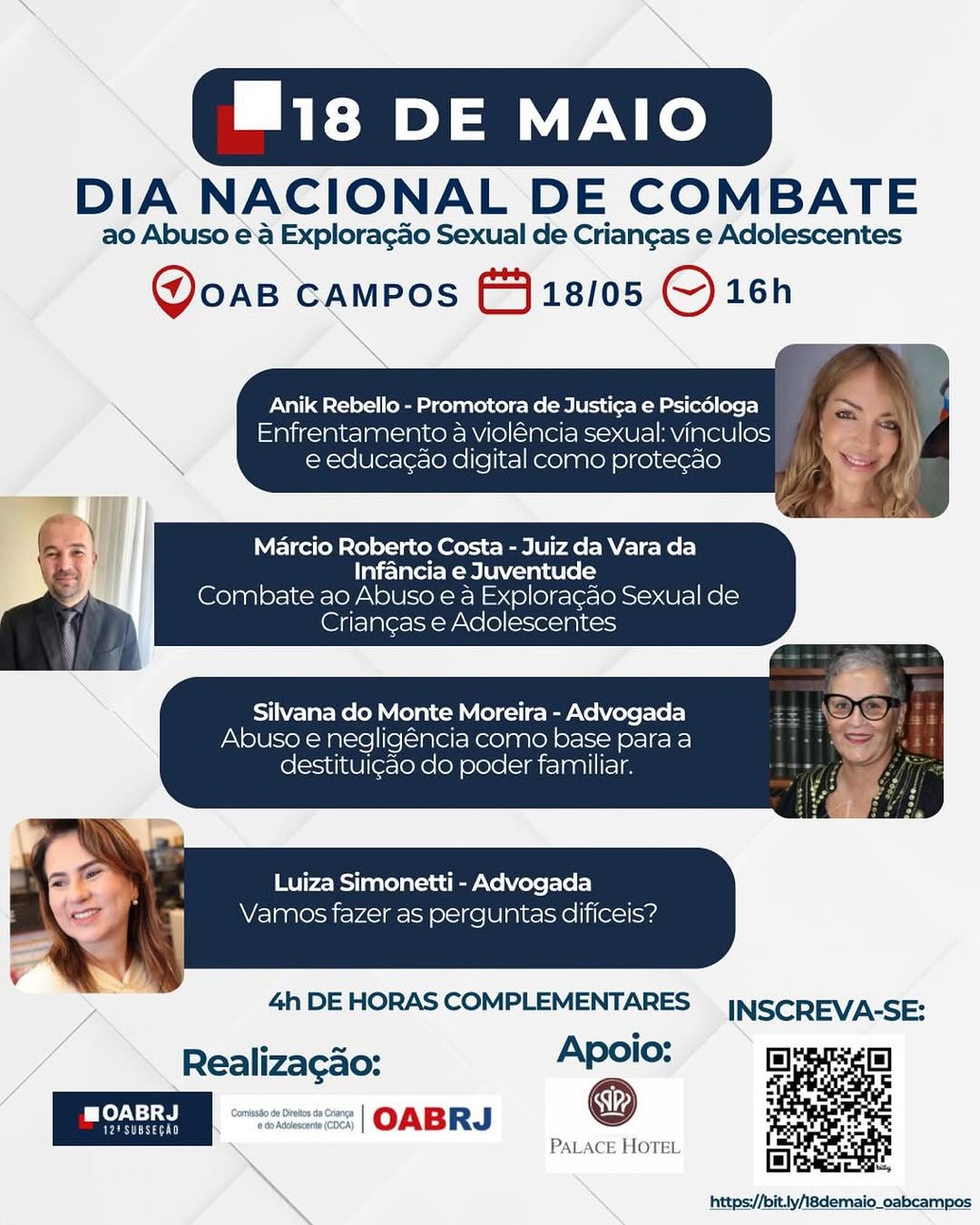 Dia Nacional de Combate ao Abuso à Exploração Sexual de Criança e Adolescente