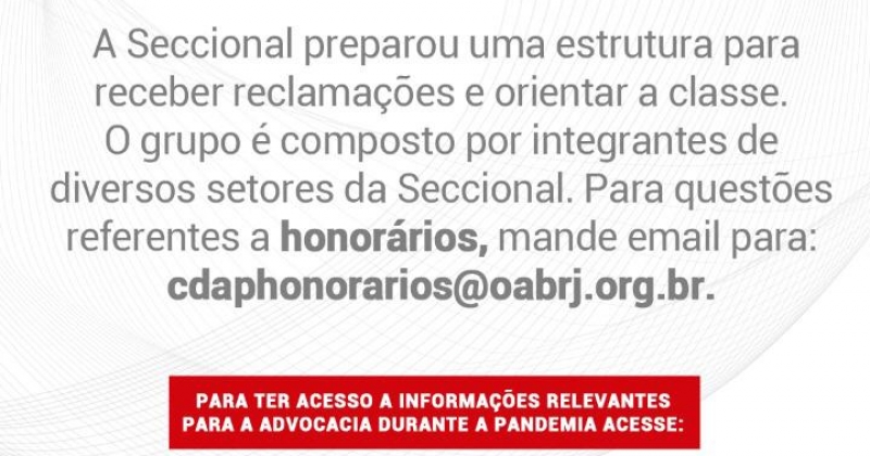 FORÇA-TAREFA PARA AUXILIAR ADVOCACIA: Honorários