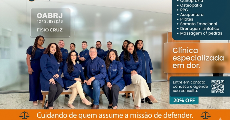 OAB Campos firma convênio com a Clínica Fisiocruz: Saúde e performance com desconto exclusivo
