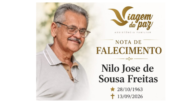 Nota de Pesar | Dr. Nilo José de Sousa Freitas