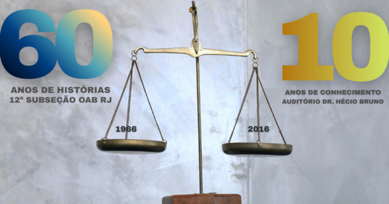 Um Ano de Jubileu: 12ª Subseção da OAB RJ celebra 60 Anos de História e uma Década de seu Auditório
