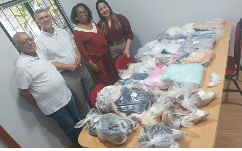 OAB Campos realiza entrega de doações da Campanha do Agasalho para a Missão Bom Samaritano