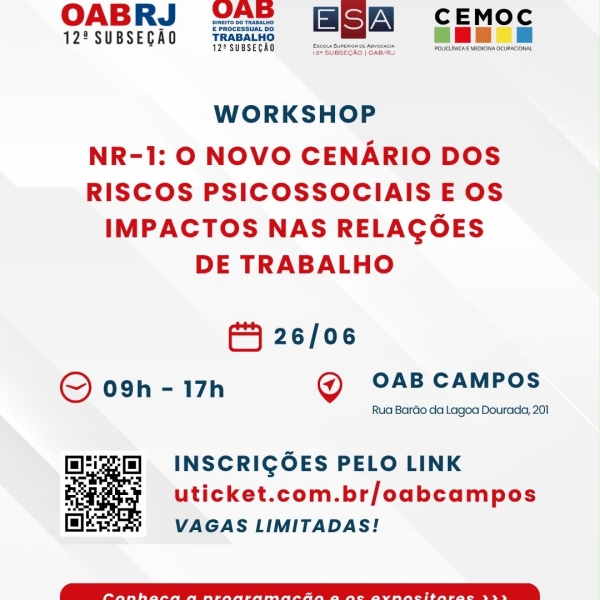 NR-1: O Novo Cenário dos Riscos Psicossociais e os Impactos nas Relações de Trabalho