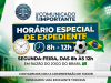 COMUNICADO: Alteração de expediente (Jogo do Brasil)